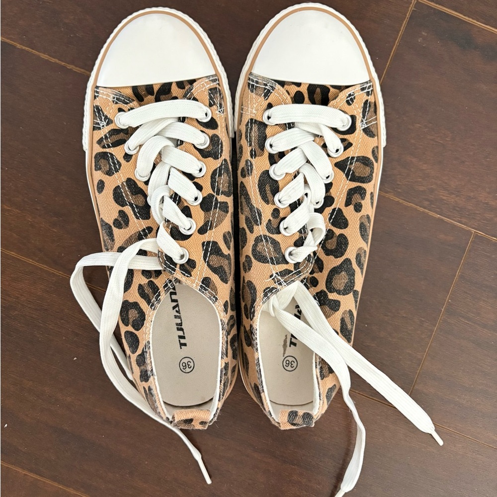 Leopard Print Sneakers